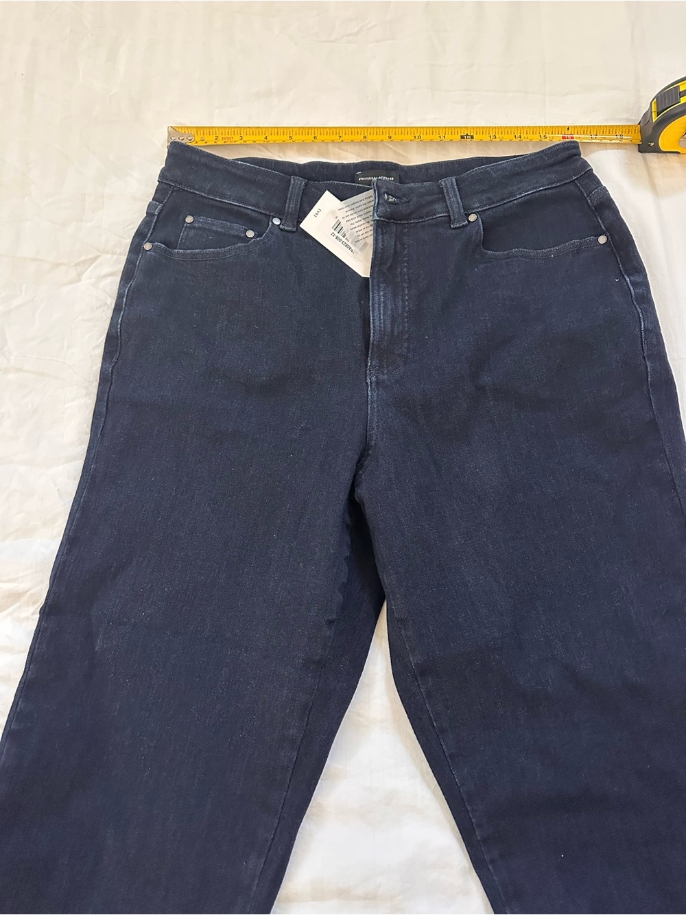 Universal Standard Relaxed Straight Jeans in Navy